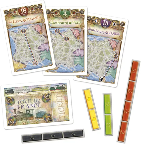 Vista 7 de Asmodee Ticket to Ride France + expansión del juego de mesa Old West: juego de estrategia de ruta de tren, divertido juego familiar para niños