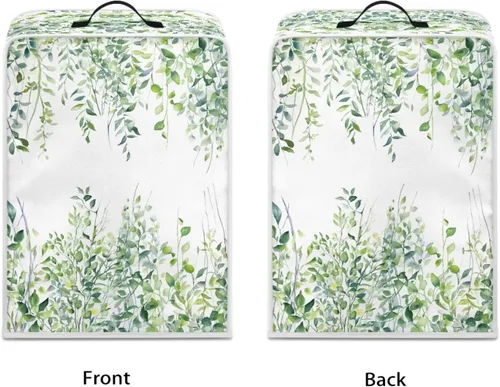 Vista 18 de Funda para cafetera, poliéster, azul, se adapta a la mayoría de máquinas de café estándar, protector resistente al polvo, huellas dactilares Playa