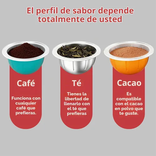 Vista 6 de BinZetic® Kit de recarga de cápsulas Vertuo reutilizables para Nespresso Vertuo (sin cápsulas)