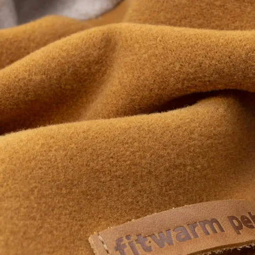 Vista 8 de Fitwarm - Sudadera con capucha para perros con bloques de color, ropa de invierno para perros pequeños niño niña, sudadera con capucha ligera