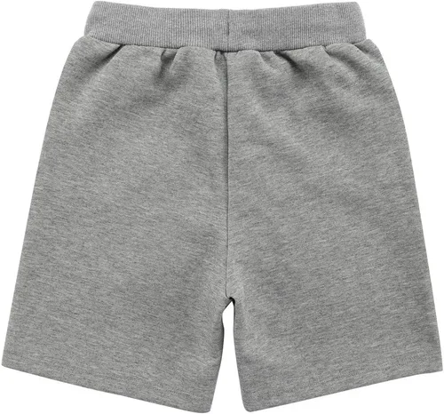 Vista 6 de UNCOO - Paquete de 2 pantalones cortos deportivos de tela deportiva saludable para niños (edad 3-12 años)