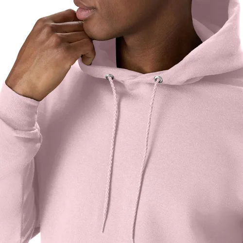 Vista 6 de Hanes - Sudadera con capucha EcoSmart para hombre Rosa pálido