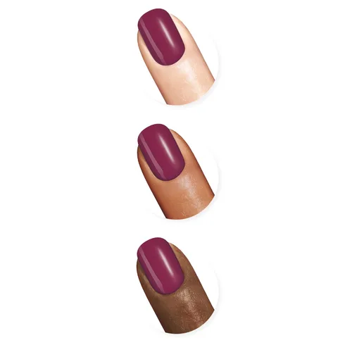 Vista 209 de Sally Hansen Xtreme Wear Esmalte de uñas sin rayas, acabado brillante, duradero, resistente a las astillas, transparente, color de uñas plateado 130