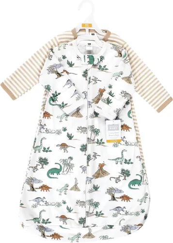 Vista 2 de Hudson Baby Saco de dormir unisex de algodón con manga larga para bebé, saco, manta
