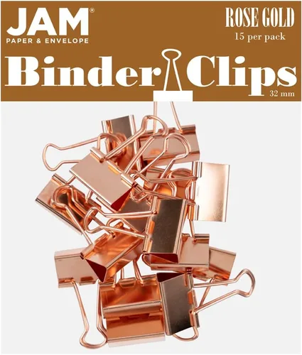 Vista 63 de Broches aprietapapeles JAM Paper®, Blanco