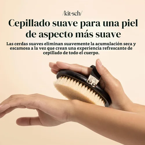 Vista 3 de Kitsch Cepillo corporal de cepillado en seco para drenaje linfático