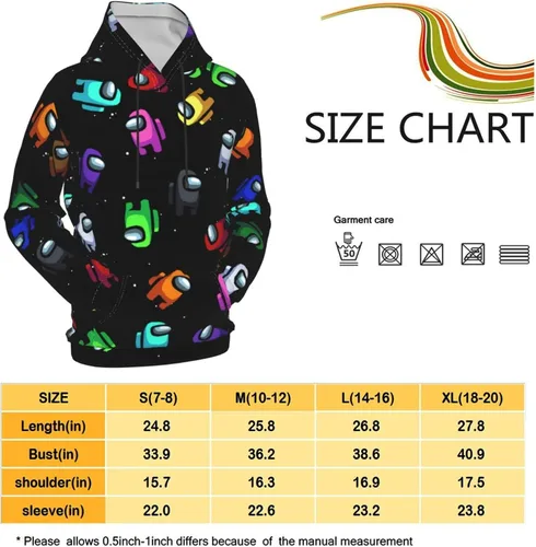 Vista 4 de Us Game Fans - Sudadera con capucha de manga larga para niños y niñas adolescentes