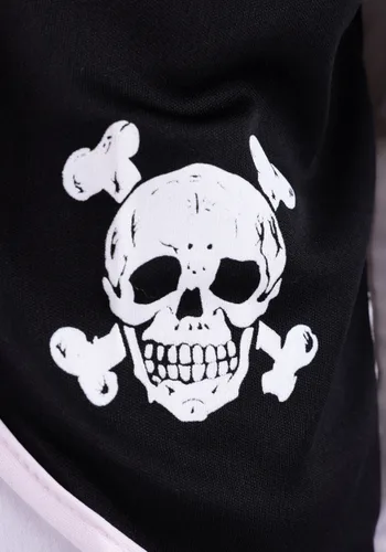 Vista 3 de Accesorio Chaleco de Disfraz de Pirata Negro para Niños Multicolor