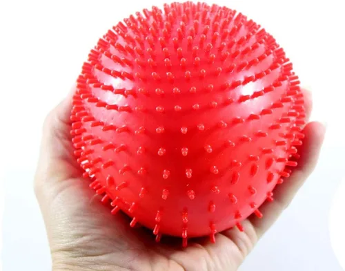 Vista 3 de Curious Minds Busy Bags 1 bola gigante Nubby Bumpy Stretch Squishy Squishy Gooey Squish Sensory Squeeze Balls OT (color aleatorio)