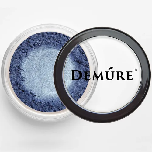Vista 3 de Demure Mineral Make Up Sombra de ojos (Blue Sparkle), sombra de ojos brillante, polvo suelto, sombra de ojos con purpurina, maquillaje de ojos