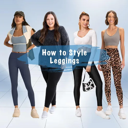 Vista 3 de Leggings de cintura alta para mujer, no se transparentan, con control de abdomen, pantalones de yoga para ciclismo, entrenamiento, yoga