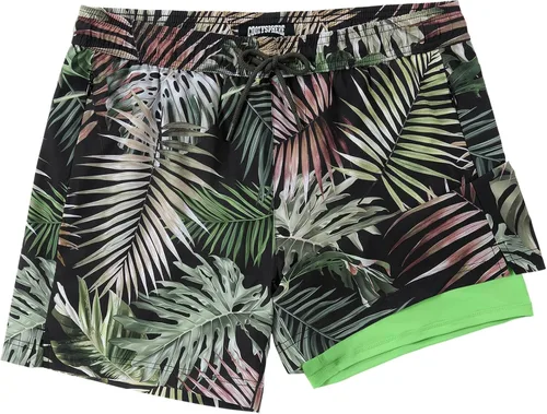 Vista 13 de Mens Swim Trunks with Compression Liner 5 Inch Inseam Swimming Trunks Shorts for Men