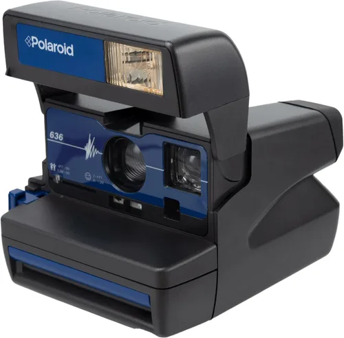 Vista 2 de Polaroid Cámara de película instantánea azul 636