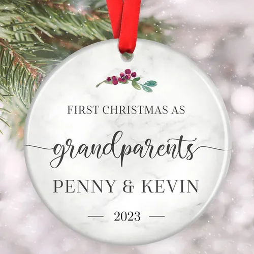 Vista 20 de Adornos familiares personalizados, adorno de Navidad familiar, decoración del hogar de Navidad, regalos de Navidad para la familia, adornos de árbol