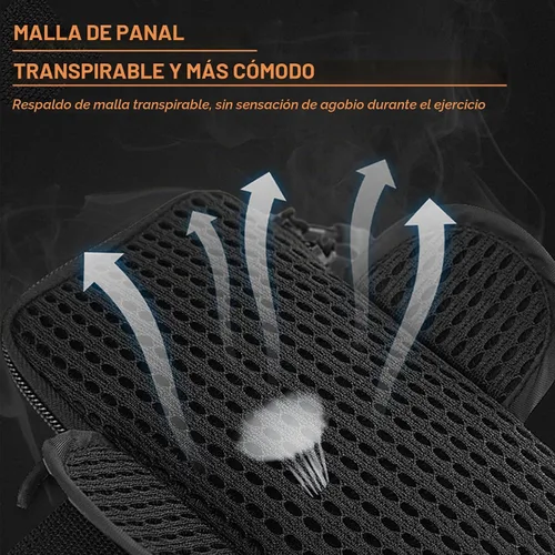 Vista 6 de Muñequera para teléfono celular, ajuste universal, resistente al agua, transpirable, soporte para teléfono para correr, ciclismo, escalada