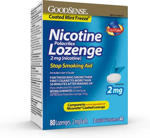 Vista 16 de GoodSense Pastilla Polacrilex de nicotina de 2 mg, sabor a cereza, ayuda para dejar de fumar, 72