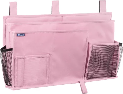 Vista 41 de Surblue Organizador de cama colgante para mesita de noche, bolsa de almacenamiento con bolsillo para literas y camas de hospital, habitaciones