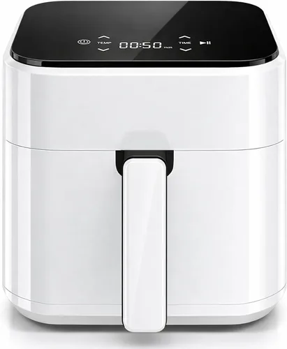 Vista 18 de Simple Deluxe 12 en 1 Freidora de aire 6.34 Qt, Freidora digital con ajustes preestablecidos y ventana visible, cesta antiadherente y apta
