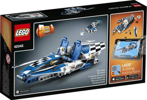 Vista 3 de LEGO Technic Hidrodeslizador 42045 set avanzado vehículos.