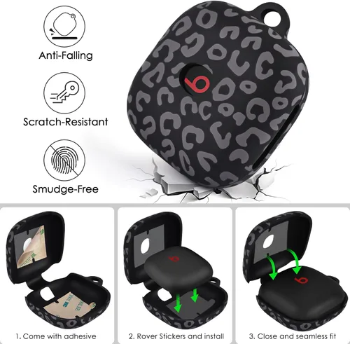 Vista 5 de Funda para Beats Fit Pro, VISOOM Funda Blanda para Apple Beats Fit Pro 2021 de Silicona, Funda Protectora Beats Pro, Funda Antichoque para Beats Fit