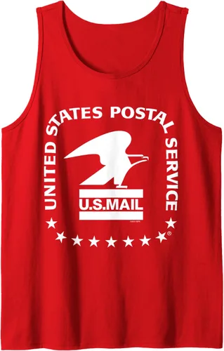 Vista 14 de USPS - Camiseta sin mangas con sello de correo aéreo de EE. UU, Gris Negro