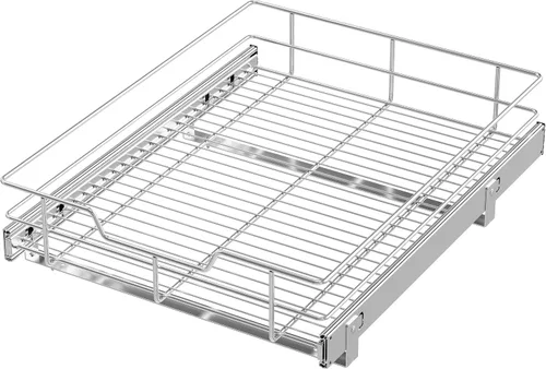 Vista 16 de Organizador de gabinete extraíble de 9 pulgadas de ancho x 17 pulgadas de profundidad, cajones deslizantes para organizadores de cocina