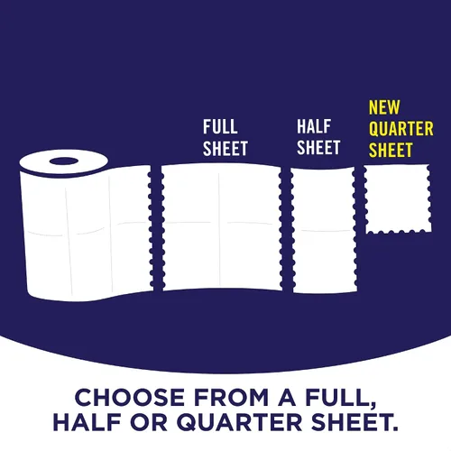 Vista 3 de Sparkle® Tear-A-Square® Toallas de papel, 24 rollos dobles = 48 rollos regulares