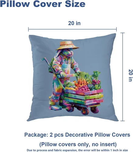 Vista 59 de Batmerry Autumn Forest Throw Pillow Covers, Yellow Orange Foliage in Fall Park Decorative Pillow Covers Digital Printing Blended for Couch Sofa Bed