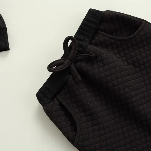 Vista 7 de Conjunto de sudadera unisex de manga larga para recién nacido, ropa de género neutro