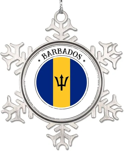 Vista 8 de Adorno de copo de nieve con bandera de Bolivia, adornos de árbol de Navidad, recuerdo de ciudad rural, adornos de Navidad personalizados 2022