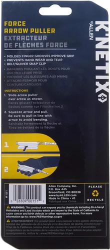 Vista 12 de K'Netix - Extractor de flecha de goma moldeada y extractor de pernos de ballesta con clip para cinturón