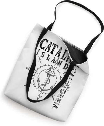 Vista 2 de Catalina Island Souvenir Sailing Compass Rose - Bolsa de mano