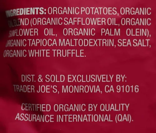 Vista 3 de Trader Joe's Papas fritas orgánicas de trufa blanca de 6 onzas (paquete de 2)