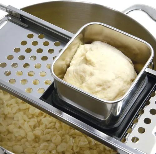 Vista 2 de Norpro máquina de spaetzle de acero inoxidable (1, un tamaño), Acero inoxidable, Como se muestra, talla única