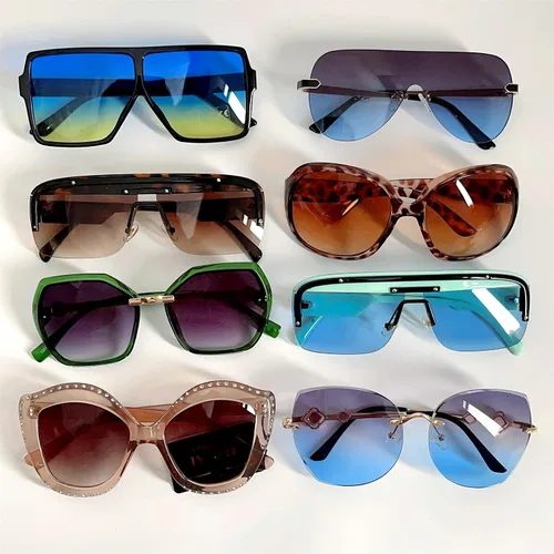 Vista 4 de Paquete de lentes de sol para mujer, accesorios de moda únicos de regalo