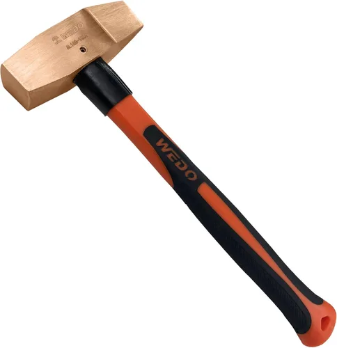 Vista 10 de WEDO Martillo de corte sin chispas, martillo cruzado Peen, martillo de chapa, martillo de ingenieros de maquinista, martillo de ajuste, longitud