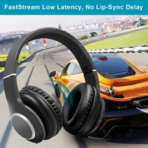 Vista 3 de Golvery Bluetooth Gaming Headset for Nintendo Switch Wireless Bluetooth Headphones wUSB C Transmitter for PC Laptop PS4 Plug Play Noise Cancelling