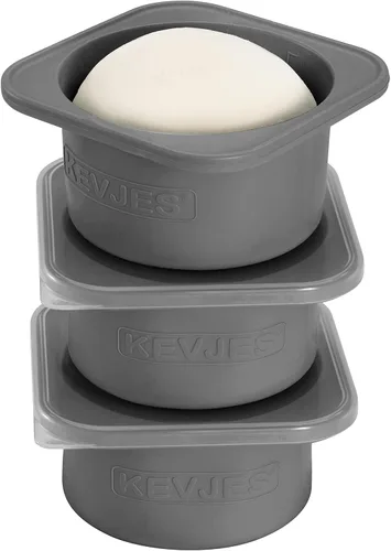Vista 14 de PLUS-1000ml Caja de prueba de masa de pizza para pizza artesanal DIY, contenedores apilables de grado alimenticio de silicona con tapas. Apto
