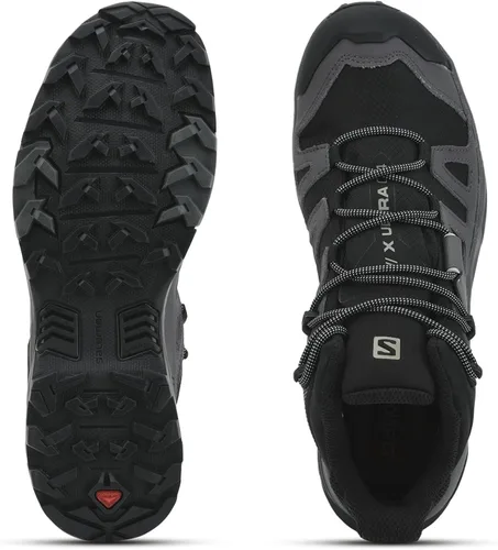 Vista 6 de Salomon Botas de senderismo X Ultra 4 Mid Gore-tex para hombre Gris Negro M