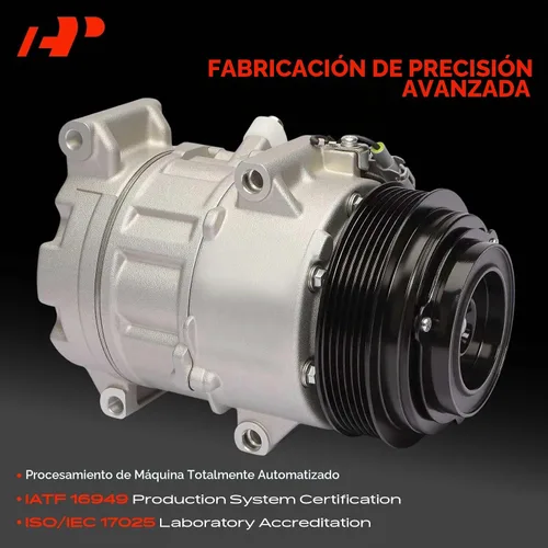 Vista 3 de Compresor de aire acondicionado A-Premium con embrague