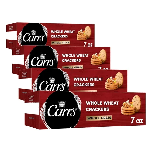 Vista 11 de Carr's, Galletas de trigo integral, proyecto verificado sin OMG, horneadas con 100% grano entero, caja de 7 onzas