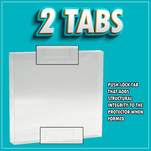 Vista 3 de MALKO Paquete de 10 protectores de videojuegos compatibles con Nintendo 3DS Funda de plástico transparente
