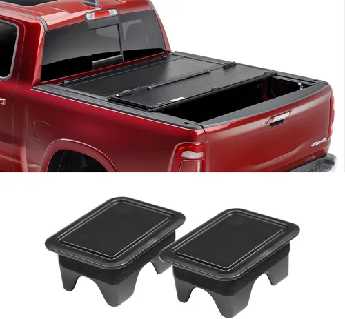 Vista 8 de TTCR-II Compatible con tapas de bolsillo para riel de cama Ram 2009-2018 Tapones de bolsillo de estaca para Ram 1500 2500 3500 Big