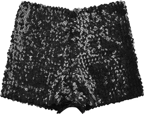 Vista 3 de Pantalones cortos de baile de jazz hip hop con lentejuelas, para yoga, gimnasia, atletismo, para niños y niñas