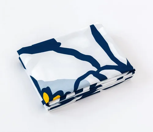 Vista 7 de YuHeGuoJi Fundas de almohada florales tamaño Queen 100% algodón, juego de 2 fundas de almohada azules y blancas, fundas de almohada decorativas