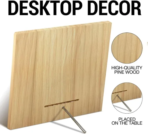 Vista 3 de Letrero de madera con texto en inglés «Best Dad» para papá de parte de la hija, regalos de agradecimiento para cumpleaños, Día del Padre, placa