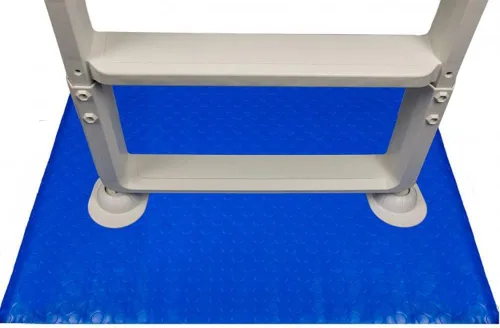 Vista 4 de Aqua Select Alfombra de escalera de piscina de 9" x 24" Azul