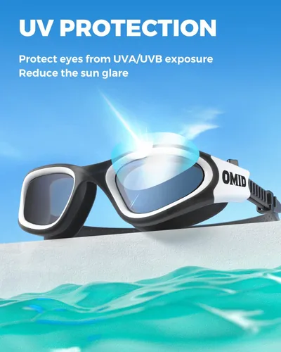 Vista 3 de OMID - gafas de natación, cómodas gafas de natación polarizadas para adultos