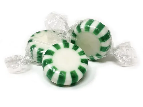 Vista 18 de SweetGourmet Navidad de menta verde y menta Starlight Arcor Hard Candy Bulk Twist Wrap 1 libra