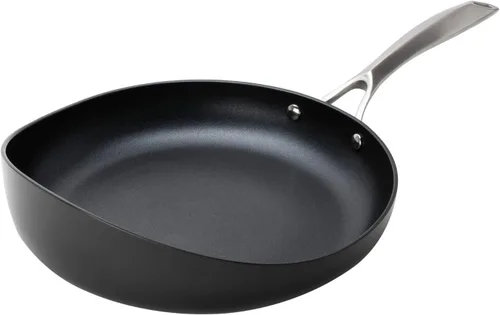 Vista 2 de Sartén Radical de 10": Sartén antiadherente para freír y saltear sartén, sartén, con mango de acero inoxidable, para gas, inducción, estufas